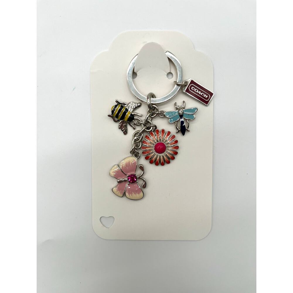 COACH Bag Charm, Cascading Butterfly, Bee, Flower, Grasshopper